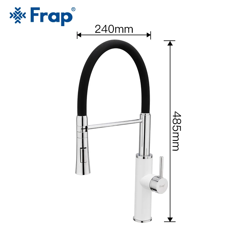 frap kitchen faucet 2 function spout kitchen mixer faucet pull out water taps cold and hot water sink faucet grifo cocina free global shipping