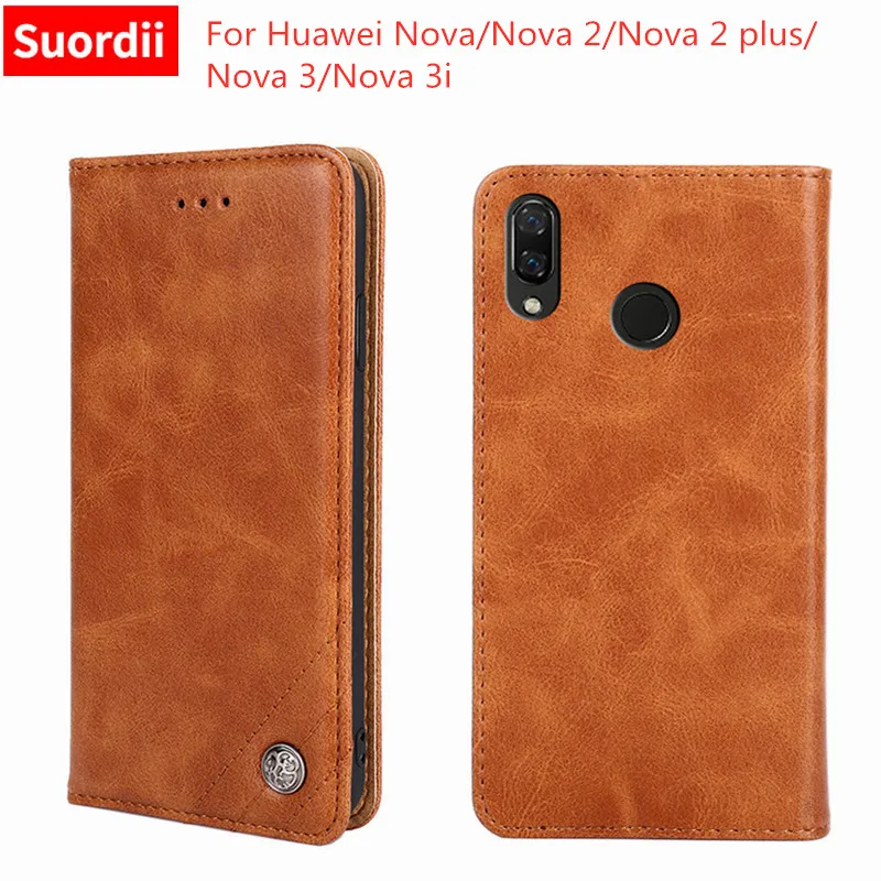 Чехол книжка для huawei Nova 2 lite plus Conque 3 3i PU кожаный чехол накладка