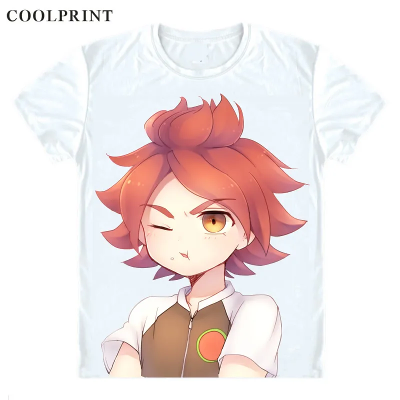 Coolprint Nagumo Haruya T Shirt Inazuma Eleven Prominence Captain Men Casual TShirt Premium T-Shirt Printed Short Sleeve Shirts | Мужская