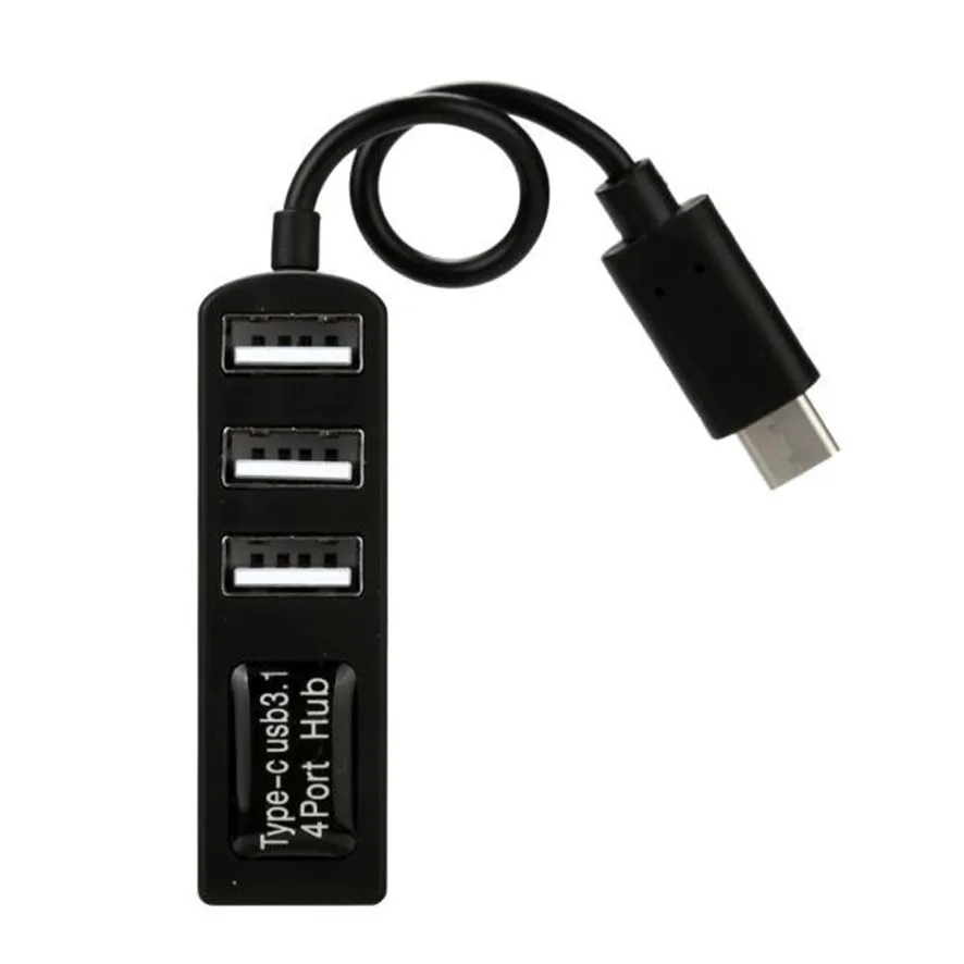 Лучшая цена от Type-C до 4-портовый USB 3 0 концентратор 1 адаптер для MacBook Pro(2016) и других