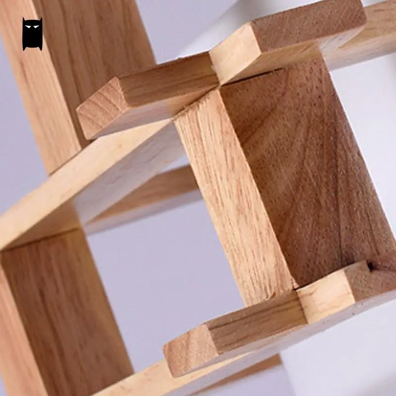 Квадратный деревянный стеклянный подвесной светильник Milly потолочный в