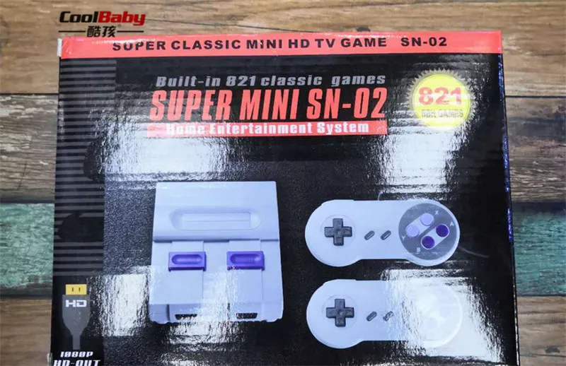 20 шт. Мини ТВ игровая консоль HDMI выход 8Bit Ретро видео встроенный 821 разные