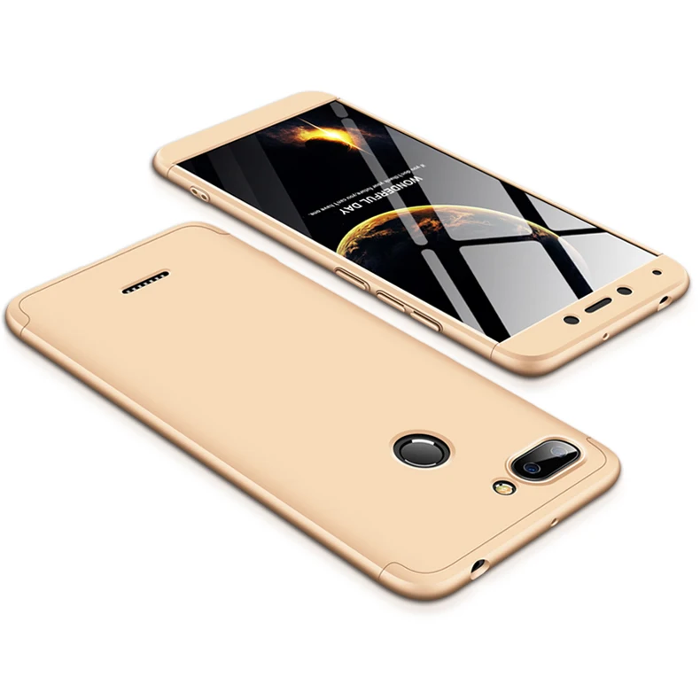 Xiaomi Redmi 6 Чехол 360 градусов полный противоударный чехол для телефона на Funda Redmi 6 Redmi6 Xiomi 5,4" чехол s Обложка 3 в 1 для мужчин wo men - Цвет: Xiaomi Redmi 6 Case
