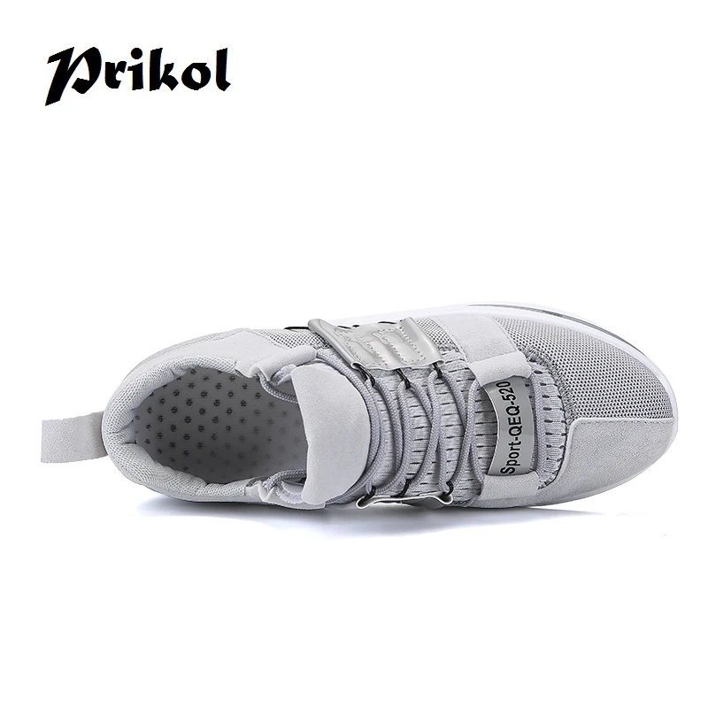 Prikol Luxury Brand Professional High Quality Men Running Shoes Lace Up Outdoor Sport Athletic Street Zapatillas | Спорт и