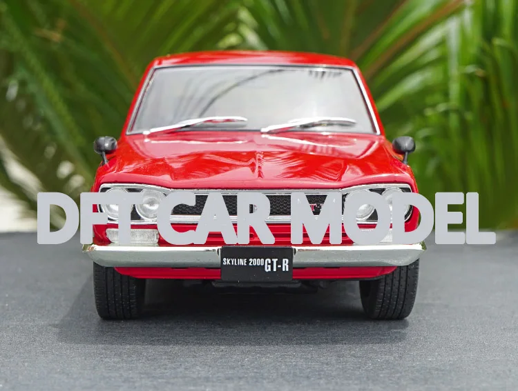1:18 Масштаб игрушечный автомобиль из сплава ttipple 9 SKYLINE GTR KPGC10 GT-R модель спортивного автомобиля детская игрушечная машинка авторизованный