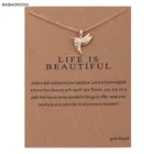 Модные ювелирные изделия, новинка, золотистый цвет, красивая ключица птицы, короткое ожерелье-чокер для женщин