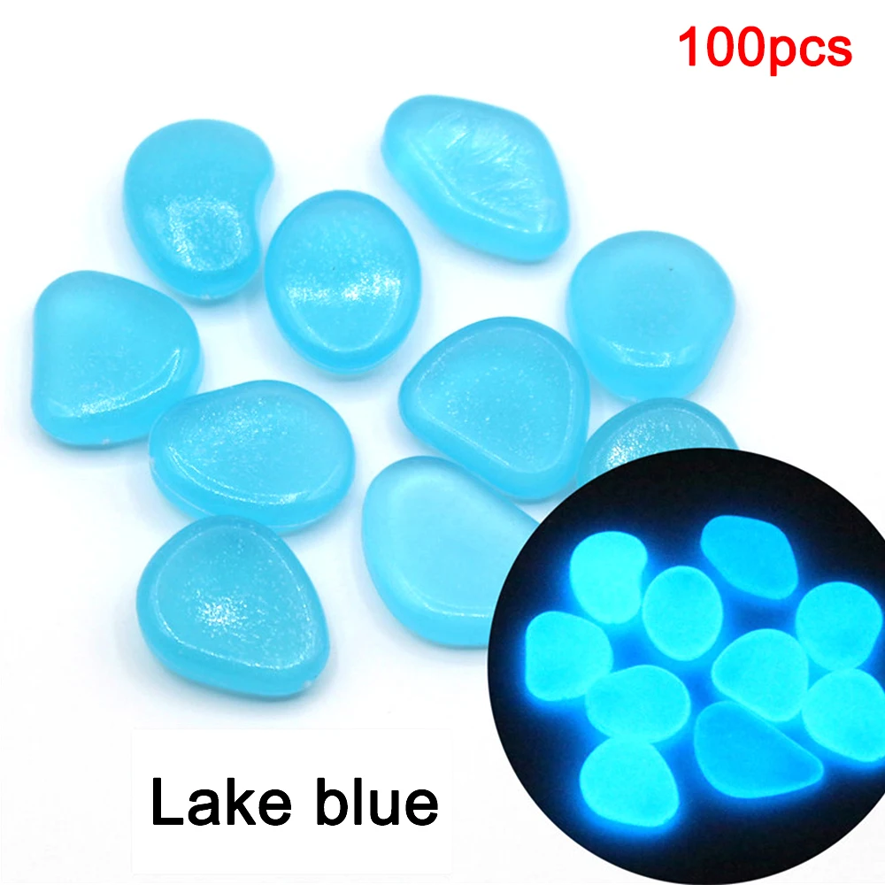 100 шт. искусственные камни для аквариума светящиеся в темноте|Декорации| |