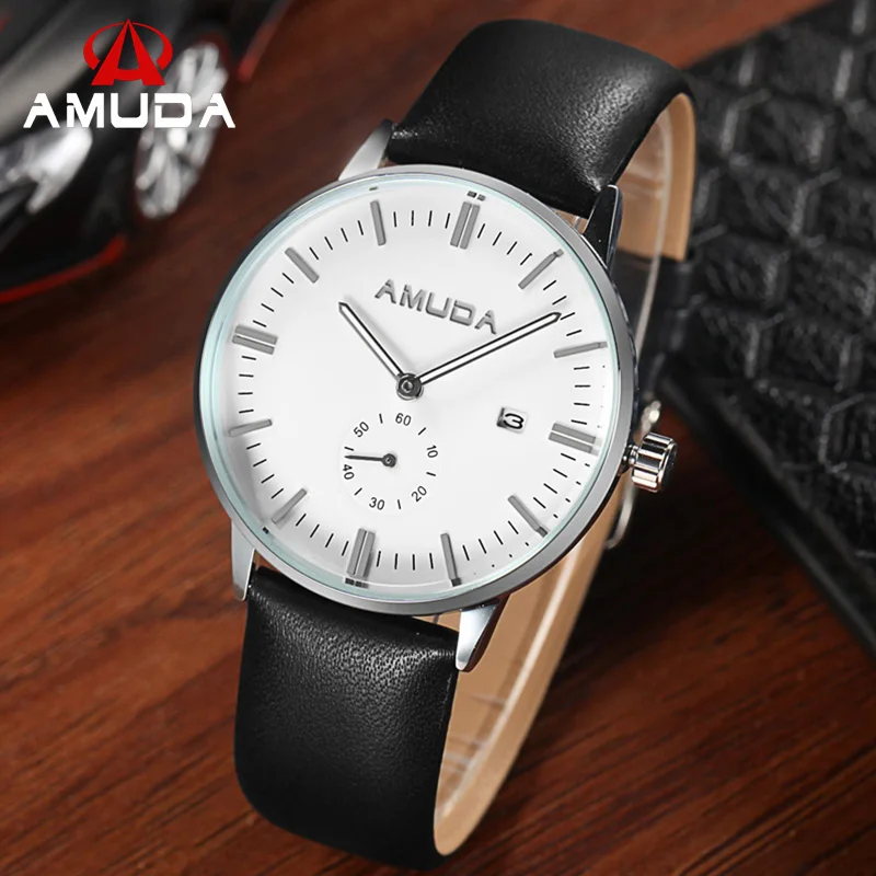 Amuda Брендовые Часы для мужчин повседневное спортивные наручные часы синий Уход