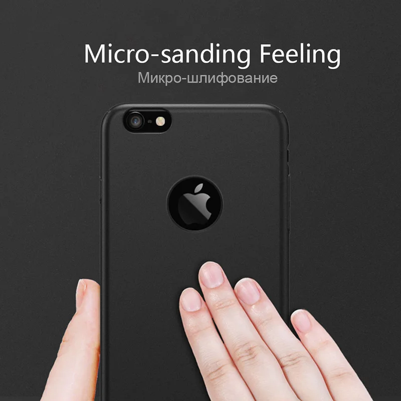 Защитный чехол CAPAME для iPhone 6 7 8 Plus тонкий роскошный жесткий матовый пластиковый 7X6