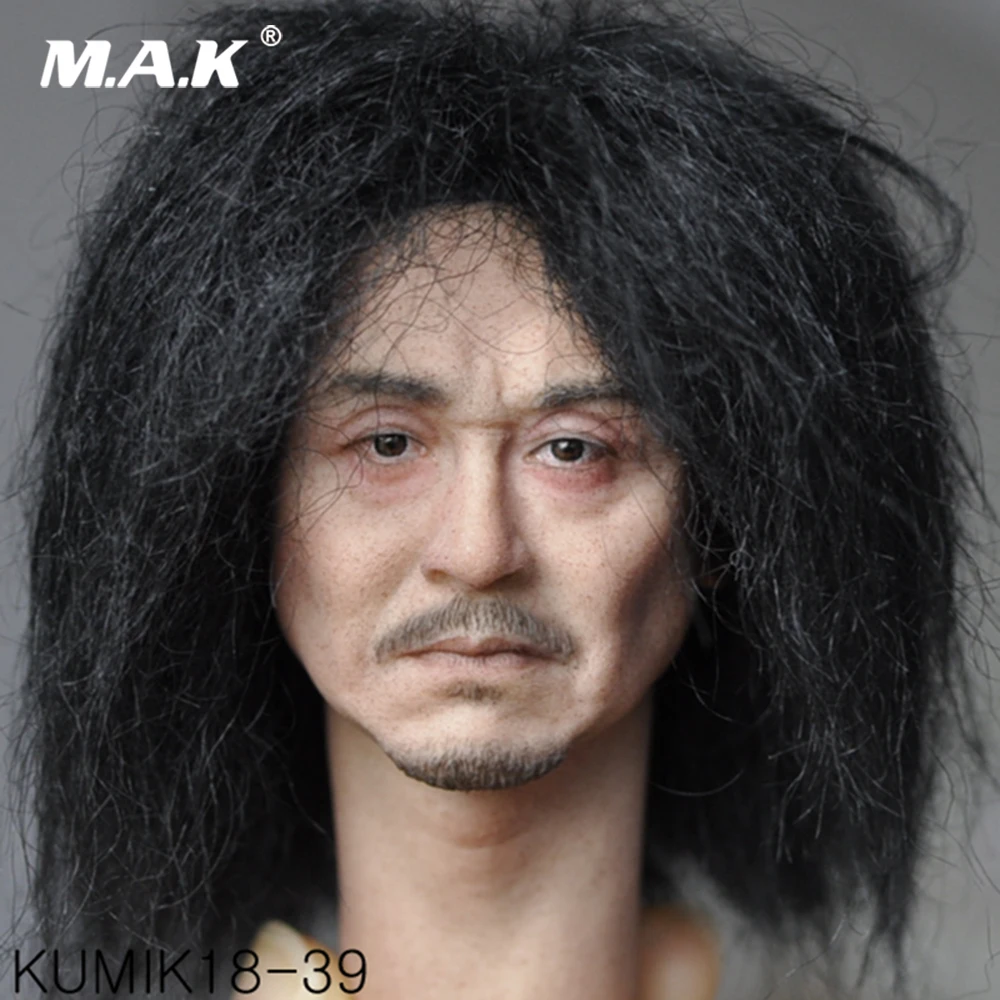 1/6 весы мужской фигуры аксессуар Kumik KM18 39 паста голова лепить Рисунок Модель ПВХ