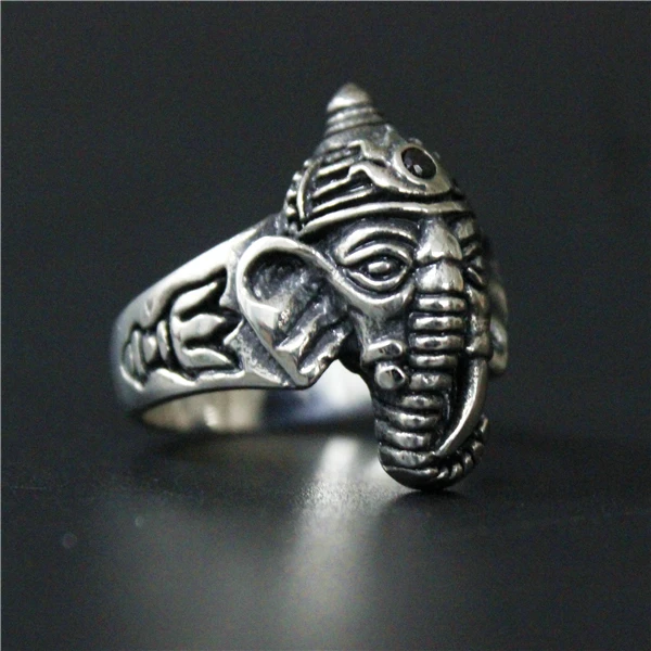 Размеры от 7 до 13 горячая Распродажа искусственное кольцо из нержавеющей стали 316L