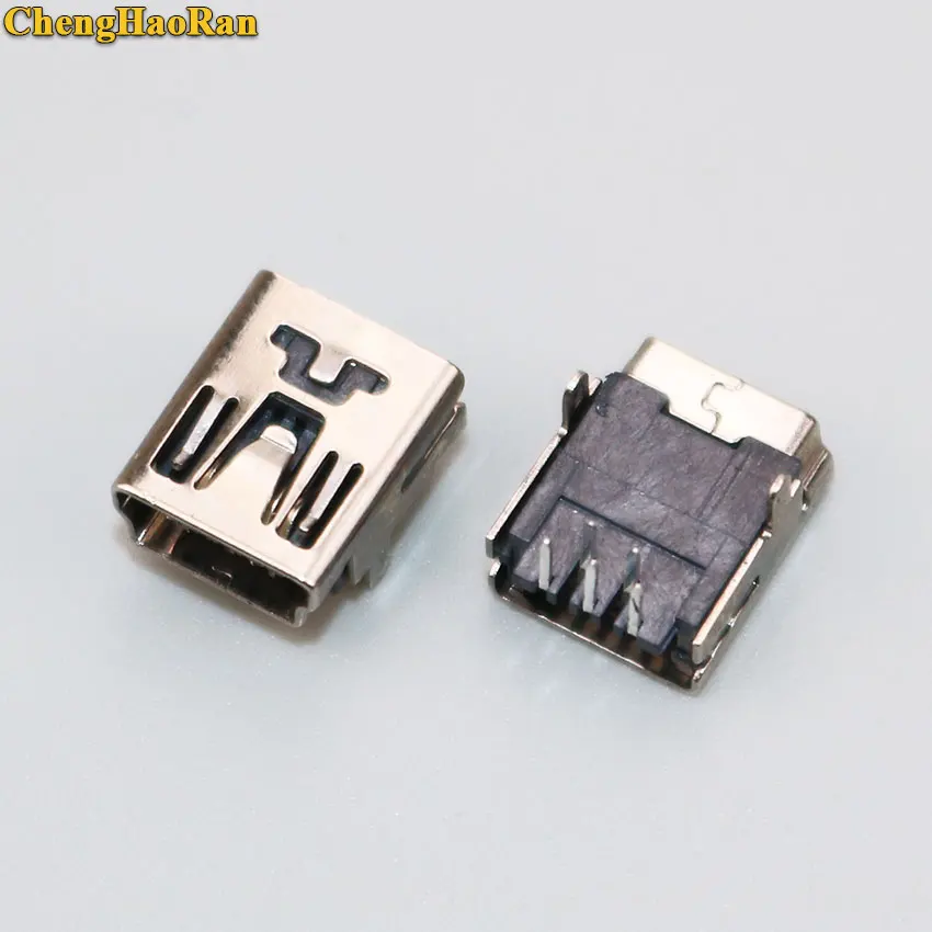 

ChengHaoRan Micro USB Jack Port Sockect Plug Male to Female Front 2Feet 5 PIN 90 Degrees Micro USB Connector For Phone
