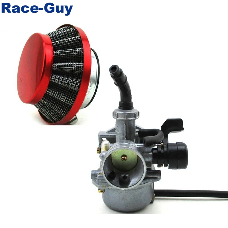 PZ19 19mm Carburteor + 35mm Aluminum Air Filter For Pit Dirt Bike Go Kart Buggy ATV Quad 4 Wheeler Taotao Roketa JCL TTR 50cc 70 |