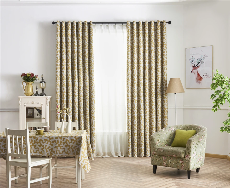 Modern Window Curtains Living Room Home Decoration For Curtains Bedroom Ready Made Curtains Shade Balcony Window Treatment