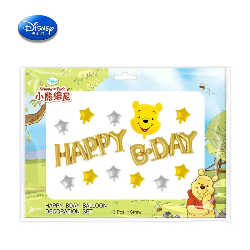 Disney Genuine Inflatable Toys Balloons Mickey Frozen Cartoon Birthday Party Mixing Balloon Set Toys - Цвет: H
