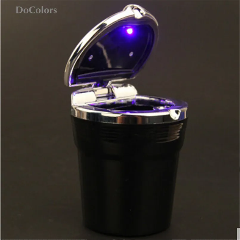 Автомобильная пепельница DoColors со светодиодный Ной лампой чехол для Kia Rio K2 K3 K5 K4