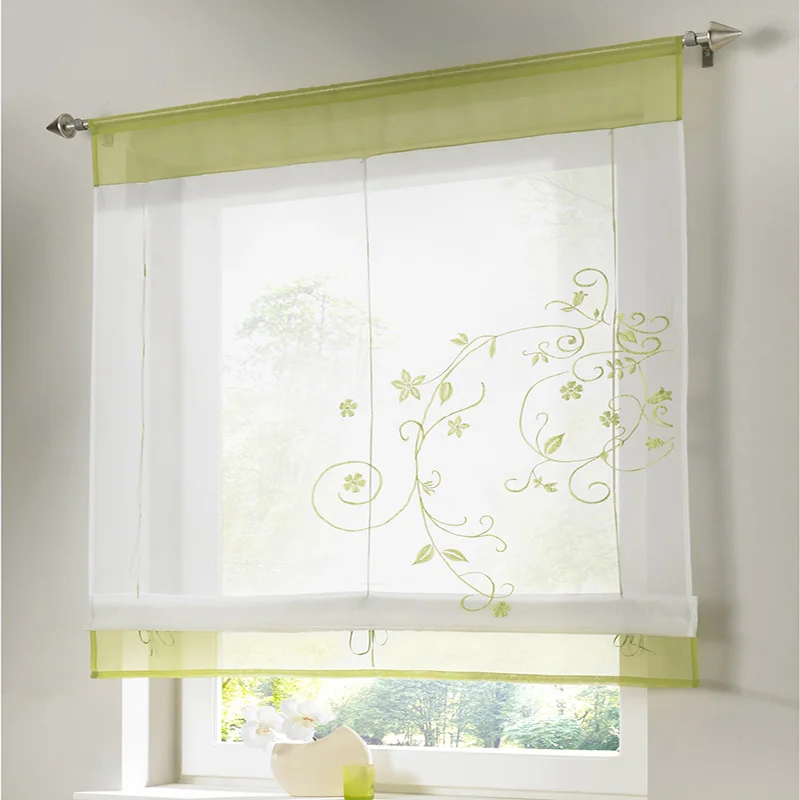 

Римские шторы HOLAROOM, цветочный принт, полиэстер