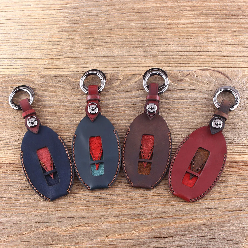 Кожаный чехол KEYYOU для ключа от автомобиля с дистанционным управлением Nissan Motorola