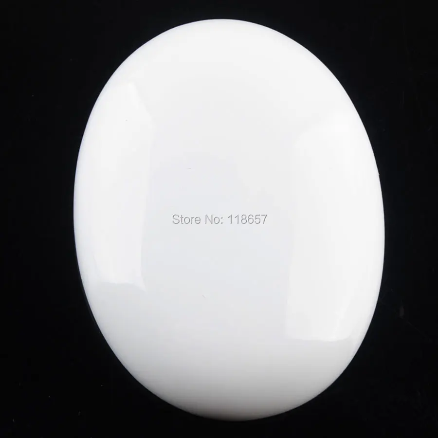 Natural White Jades Gem Stones Oval Cabochon CAB No Drill Hole 30x40x8mm Jewelry Making 1PCS IU3146 | Украшения и аксессуары