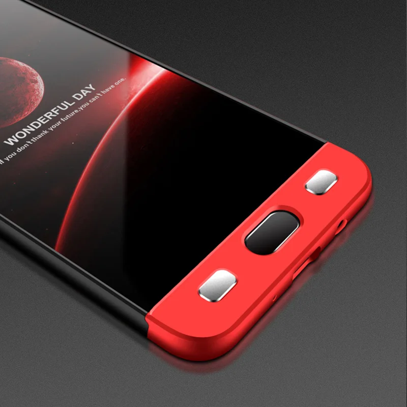 360 Full Protection Case For Samsung Galaxy J7 Prime Cover 3 In 1 Hybrid Shockproof Ultra Thin PC Hard Back Coque |