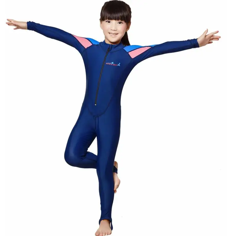 Гидрокостюм большого размера детский купальный костюм цельные купальники для