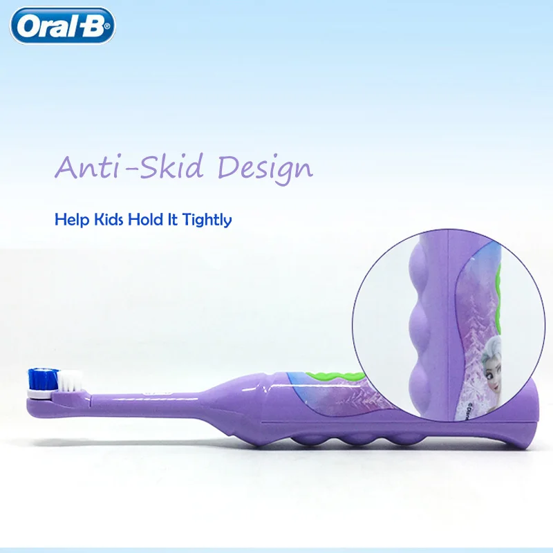 Детская электрическая зубная щетка Oral B для детской гигиены полости рта с 7200 раз