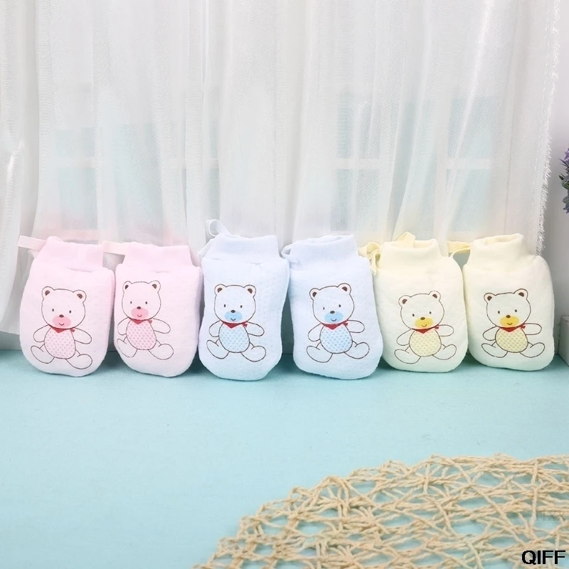 

Lovely Baby Infant Boys Girls Anti Scratch Mittens Soft Newborn Gloves Gifts Hxx