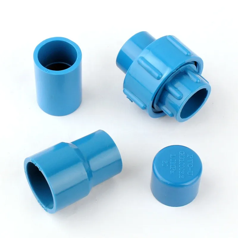 

Inner Dia. 20mm PVC Pipe Union Connector Caps Equal Coupling 20X25mm Reducing Pipe Straight Joint Garden Water Tube Adapter