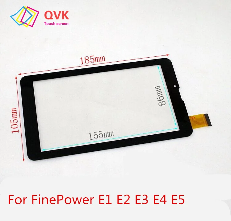 Черный белый для Finepower N1 E1 E2 E3 E4 E5 A1 A3 B3 емкостный сенсорный экран панель ремонта