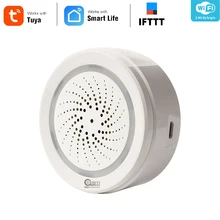 NEO Coolcam датчик температуры и влажности Wifi сирена Tuya Совместимость с Echo Google Home Assistant IFTTT