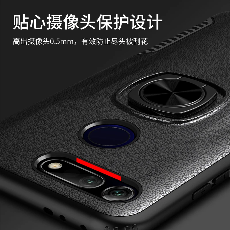 Ударопрочный чехол-подставка для Huawei Y7 Y6 Y5 Prime 2019 2018 защитный чехол телефона Honor 8X