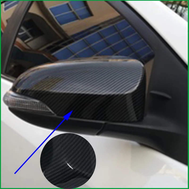 Наклейка на боковую дверь зеркала заднего вида для Toyota CHR 2017 2018 2019 ABS из