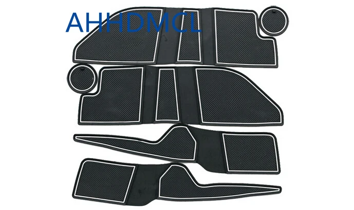 Car Anti-Dirty Pad Door Groove Gate Slot Cup Armrest Storage Mat For Ford Mondeo 2007 2008 2009 2010 2011 2012 2013 |