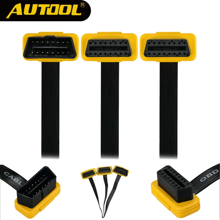 Автомобильный сплит кабель AUTOOL OBD2 автомобильный сплиттер OBD 2 разъем OBDII