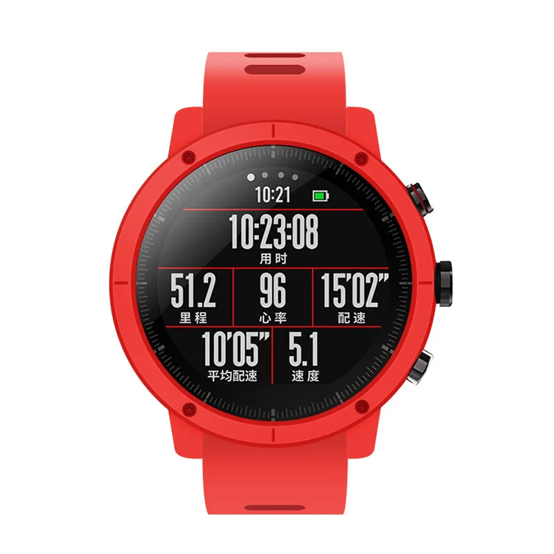 Умные часы Huami Amazfit Stratos 2/2S тонкий чехол из поликарбоната защитный аксессуары для