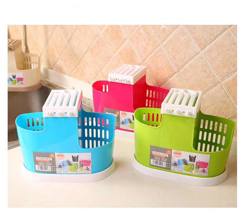 Многофункциональный держатель для ножей пластиковый блок разделительная сетка