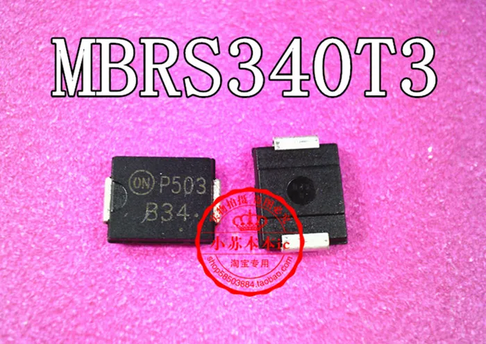 Ady~ic 5PCS MBRS340T3 B34 |