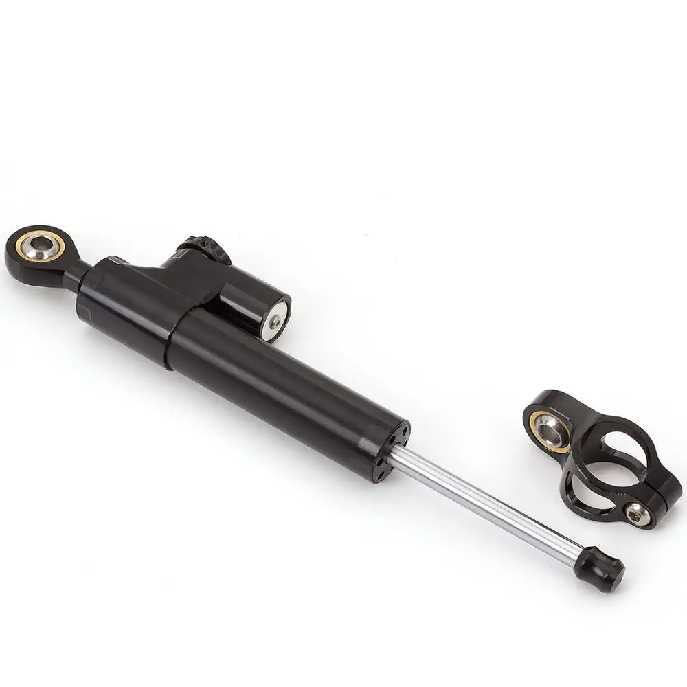 Black Damper CNC мотоциклетные Стабилизатор Амортизатора рулевого механизма Монтажный кронштейн комплект для обслуживания для Suzuki GSX1300R HAYABUSA GSXR1300 1998- 1999 2000 - Цвет: Black Damper