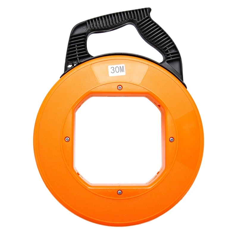 Портативный 30 метров стекловолокна Рыбная лента рыболовный инструмент катушка