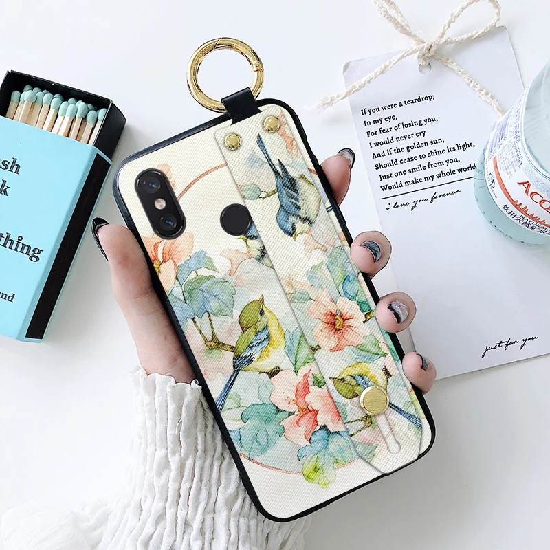 Чехлы с ремешком на запястье для Xiaomi Mi Max 2 Max2 Max3 роскошный силиконовый тканевый