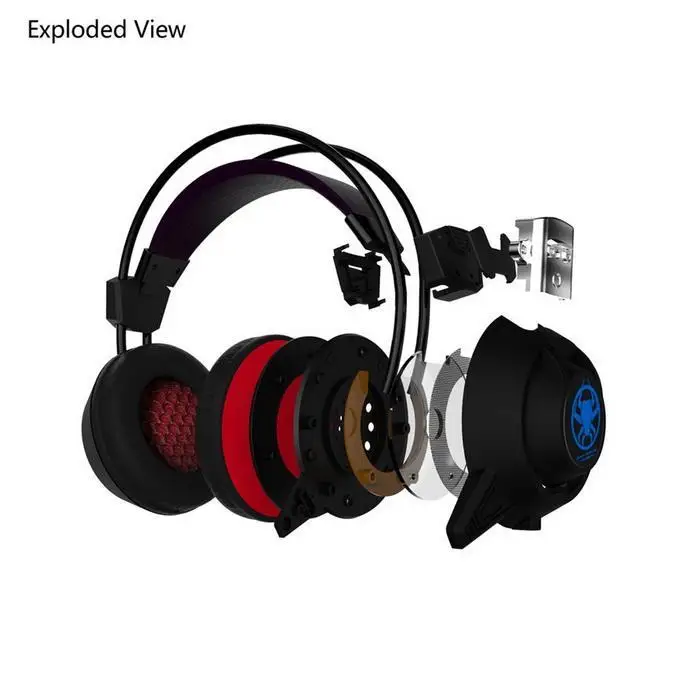 USB светодиодный свет игры гарнитура для ПК PLEXTONE Gaming 50 мм PC835 тетрадь компьютер