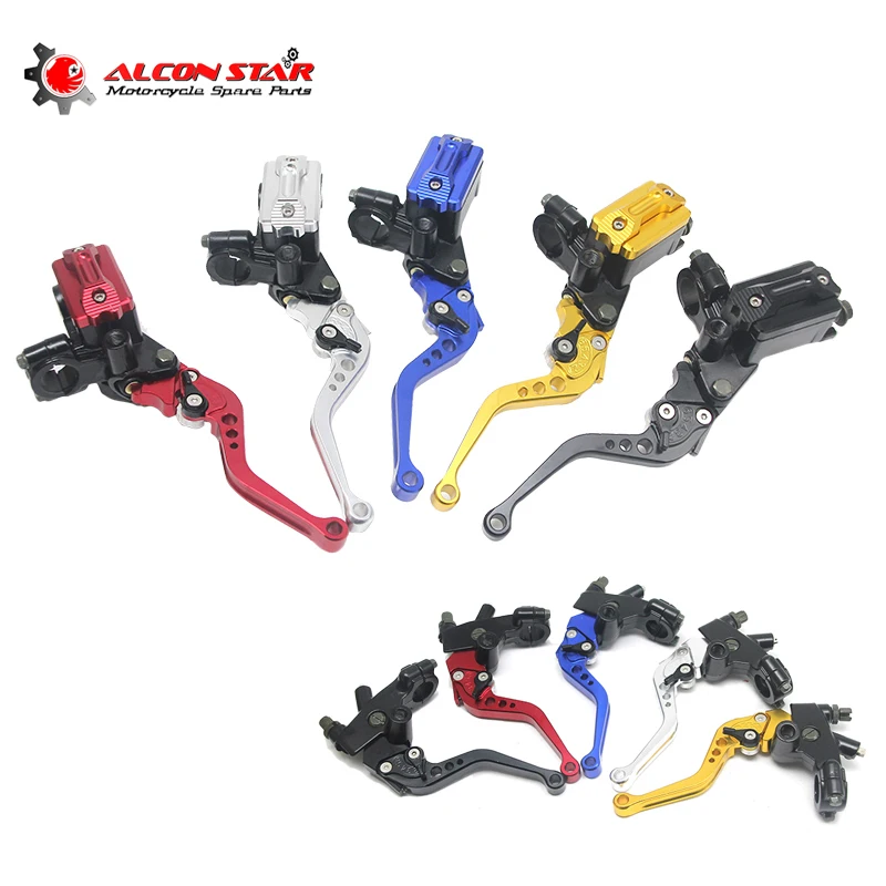 

Alconstar- 22mm Motorcycle Brake Clutch Master Cylinder Reservoir Pump Levers Hydraulic Clutch Lever For CBR125 NINJA MT07 TMAX