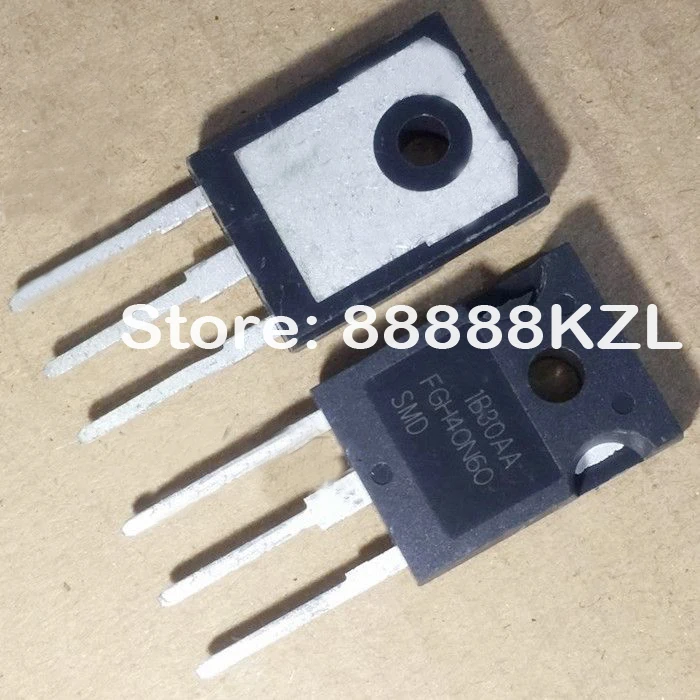 10 шт./лот FGH40N60SMD FGH40N60 40N60 40A 600 в TO-247 IGBT Мощный транзистор для электрического