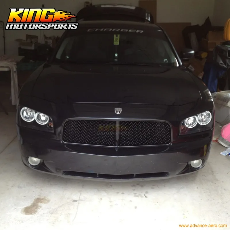 Для 05-09 10 Dodge зарядное устройство черная сетка решетка капота гриль ABS США Домашняя Горячая