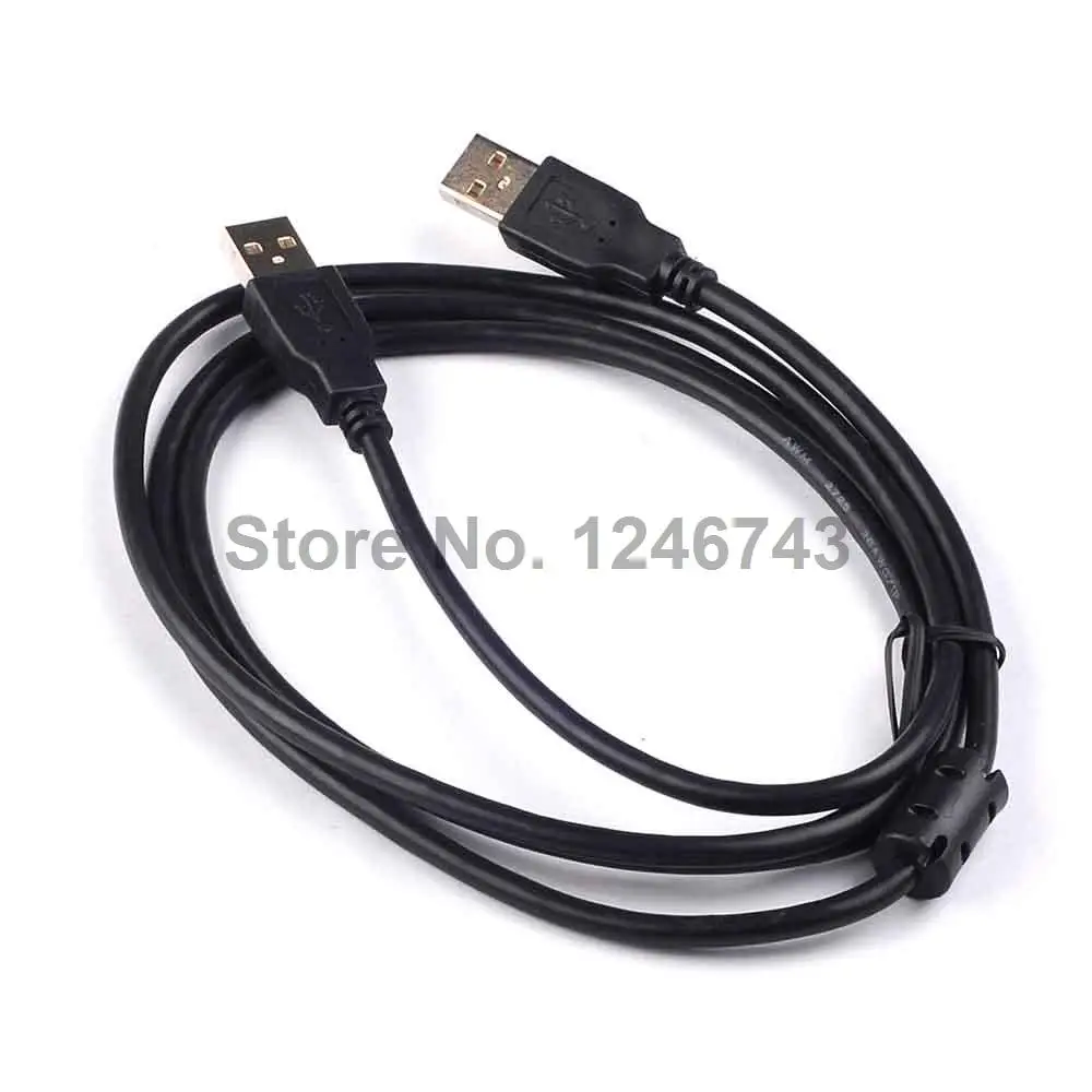 1PCS Black USB 2.0 Male To M/M Extension Connector Adapter Cable Cord Wire | Обустройство дома