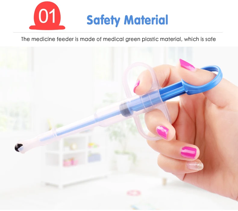 1PC Dog Cat Medicine Dispenser Leak-proof PP Pills Capsule Tablet Pusher Feeding Injection Needle Kit Pet Puppy Dog Feeder