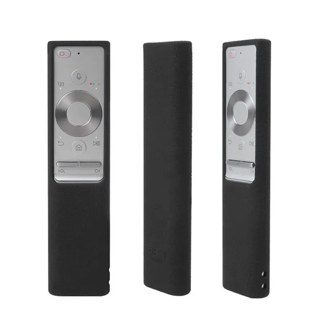 Пульт дистанционного управления чехол для LG AN-MR600/LG AN-MR650 силиконовый волшебный, резиновый чехол - Цвет: Черный