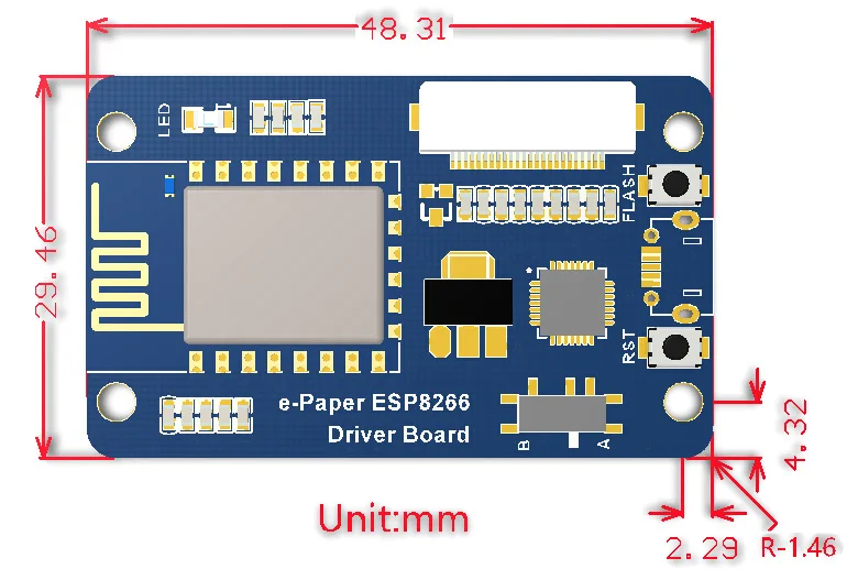 ShenzhenMaker Store универсальная электронная бумага драйвер ESP8266 WiFi беспроводной, поддерживает различные Waveshare SPI e-paper Необработанные панели