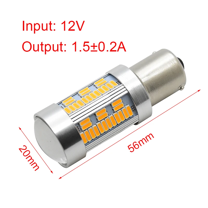 2x LED CanBus без ошибок 1156 7506 7528 BA15S P21W led BAU15S PY21W T20 7440 WY21W для автомобиля указатель