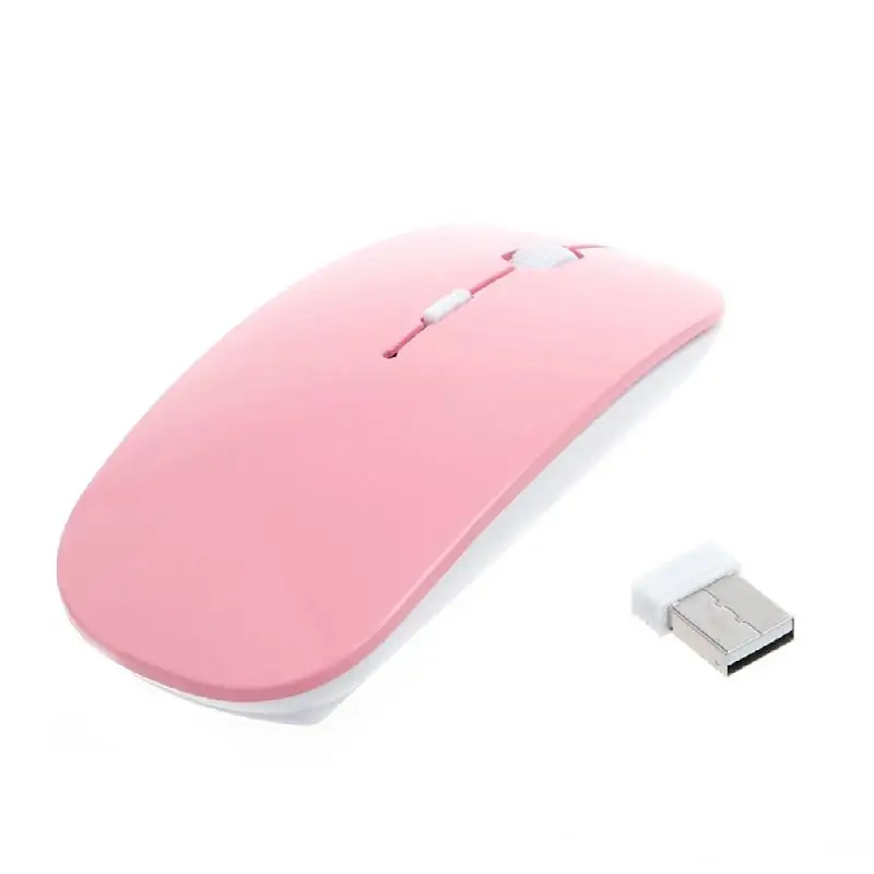 

2.4GHz Wireless Ultra Thin Optical Scroll Mouse/Mice +USB Receiver For PC Laptop T3LB